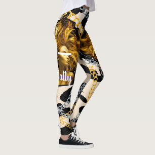 Legging Chic Luxurious Wild Salty Girl Bday - Presente fem