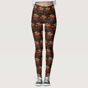 Legging Chihuahua Puppy Autumn Delight Pumpkin