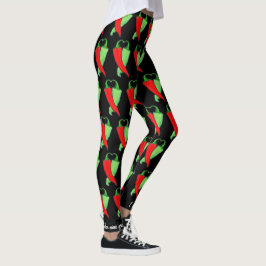 Legging Chile Vermelho ou Verde Personaliza Mulher Gira