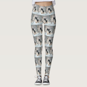 Legging Chin japonês deixa nevar o Natal
