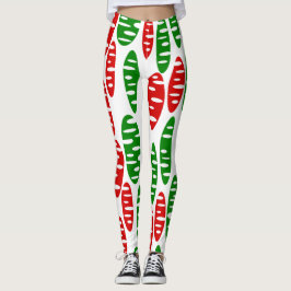 Legging Christmas Holey Oval