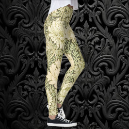 Legging Chrysanthemum por William Morris, Vintage Art