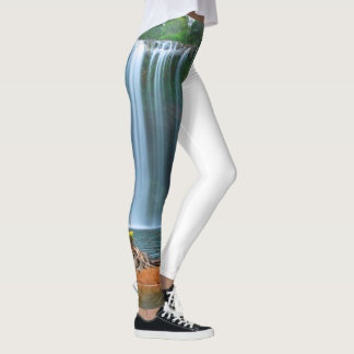 LEGGING CHUVA DE ÁGUA DO FLOR AMARELO