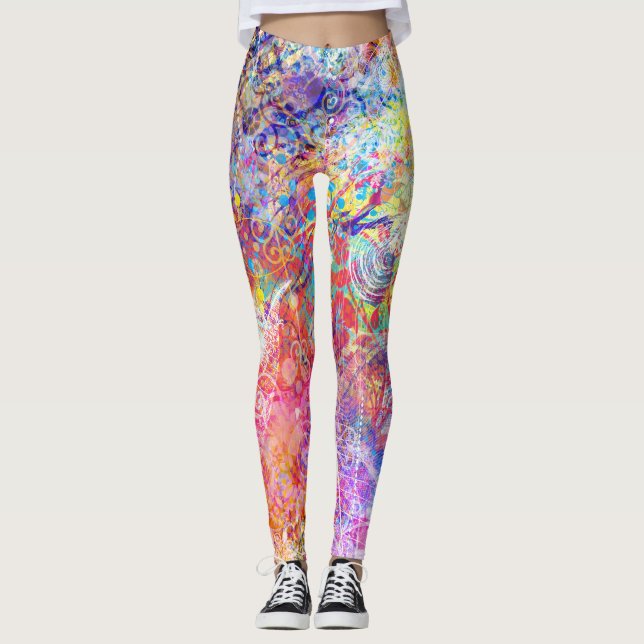 Legging Chuva de Cores (Frente)