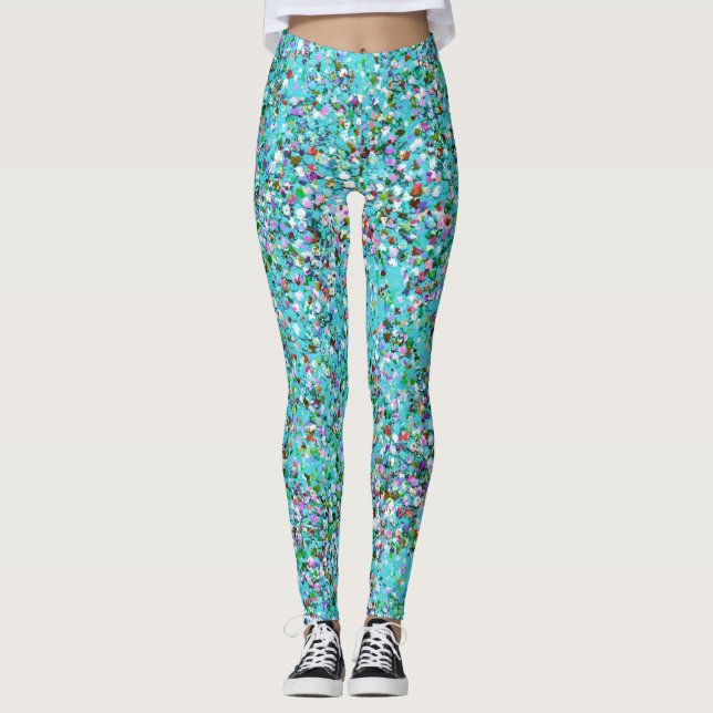 Legging Cinturão Moderno Mosaico #3 (Frente)
