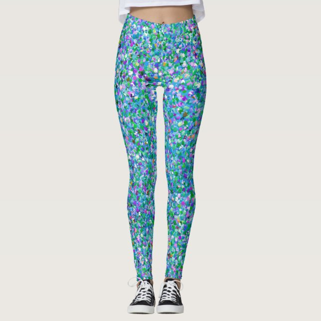 Legging Cinturão Moderno Mosaico #8 (Frente)