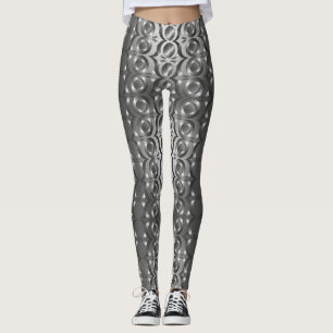 Legging Cinza, abstrato de pernas pretas