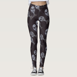 Legging Cinza alienígena