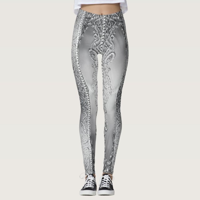 Legging Cinza Delicado    (Frente)
