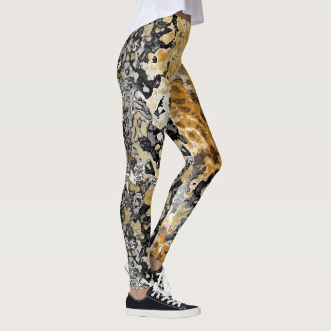 Legging Cinza Dourada (Direita)