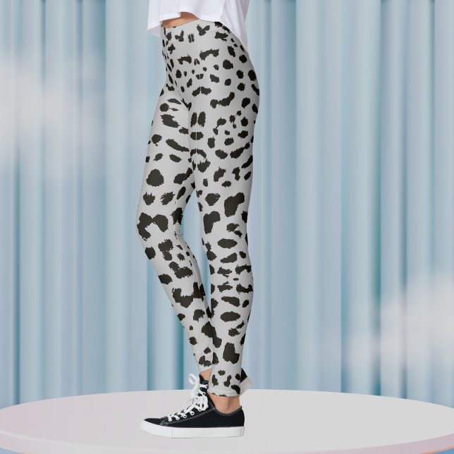 Legging Cinza Leopardo Safari (Criador carregado)