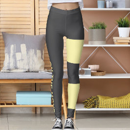 Legging Cinza Negra De Creme Personalizada Cat Mãe Giro Bo
