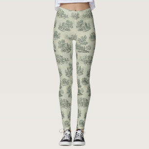 Legging Cinza Suave Toile Rústico Fazenda Campo