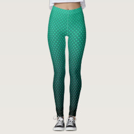 Legging Cinza verde-gradiente bolinhas femi impressão abst