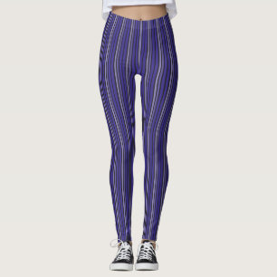 Legging Cinzas de carvão e roxo