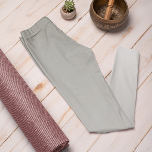 Legging Cinzas De Prata De Cor Da Tendência Do Ombre - Leg