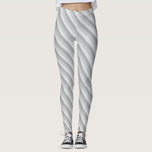 Legging Cinzas de prata riscadas