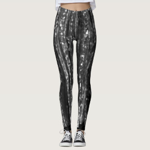 Legging Cinzas Holográficas Silver Tinsel Glam #1 #wall #a