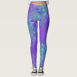 Legging Circuitos doces - azul de baga: