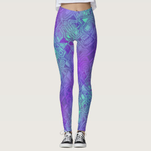 Legging Circuitos doces - azul de baga: