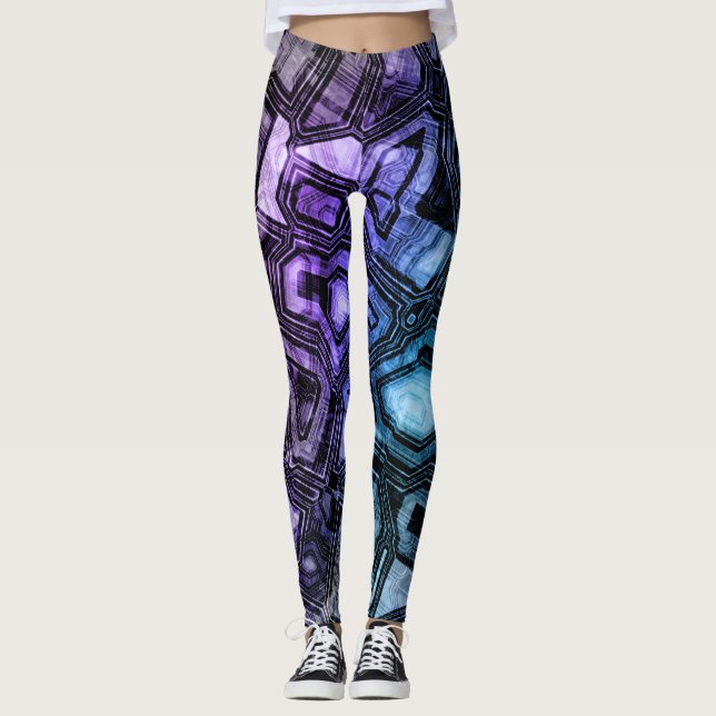 Legging Circuitos gemstone - astro-shadow: (Frente)