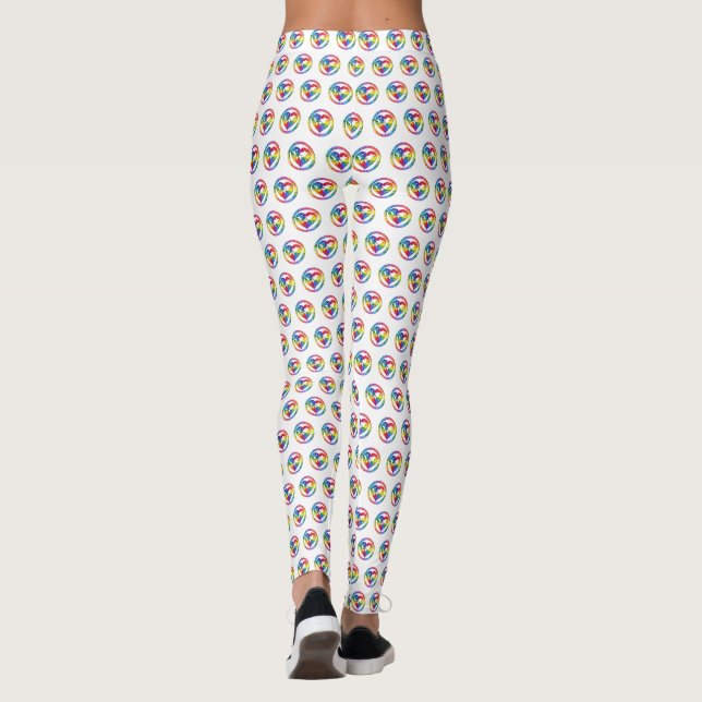 Legging Círculo da Alma Arco-íris (Verso)