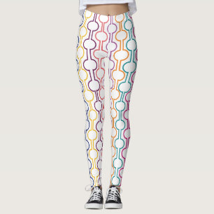 Legging Círculos abertos coloridos