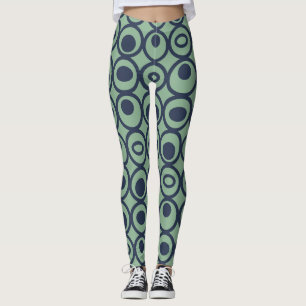 Legging Círculos azuis em Círculos