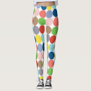 Legging Círculos coloridos de cor pastél