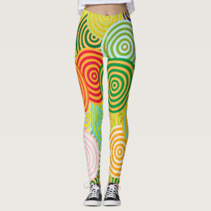 Legging Círculos Concentrados Scarf