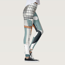 Legging Círculos de Aquarela abstrato
