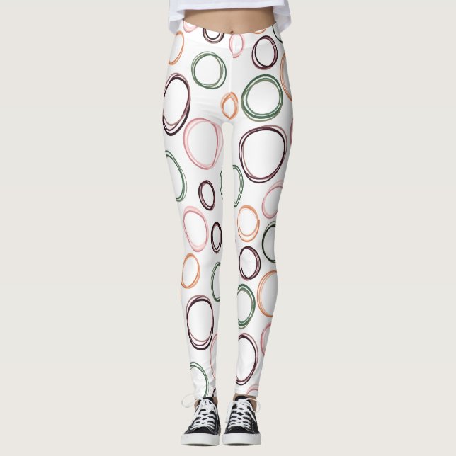 Legging Círculos de Boho (Frente)