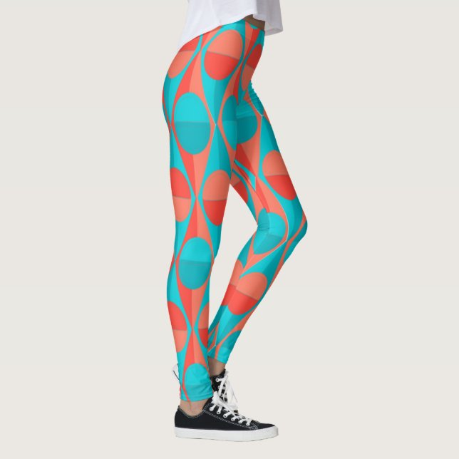 Legging Círculos e triângulos do Art Deco (Direita)