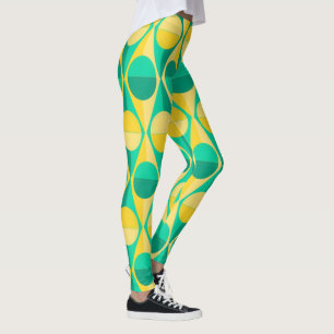 Legging Círculos e triângulos do Art Deco