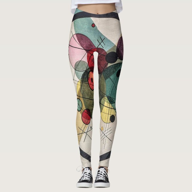 Legging Círculos num Círculo - Kandinsky (Frente)