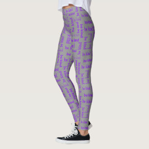 Legging Citar Bondade Motivacional Inspirador Seja Gentil
