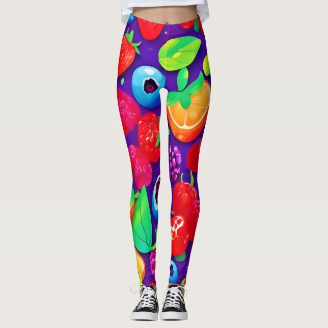 Legging Citrus & Berries Burst (Frente)