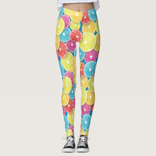 Legging Citrus fruta slices pop