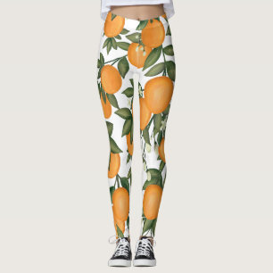 Legging Citrus Summer Clementina, Laranja Botânica Vibran