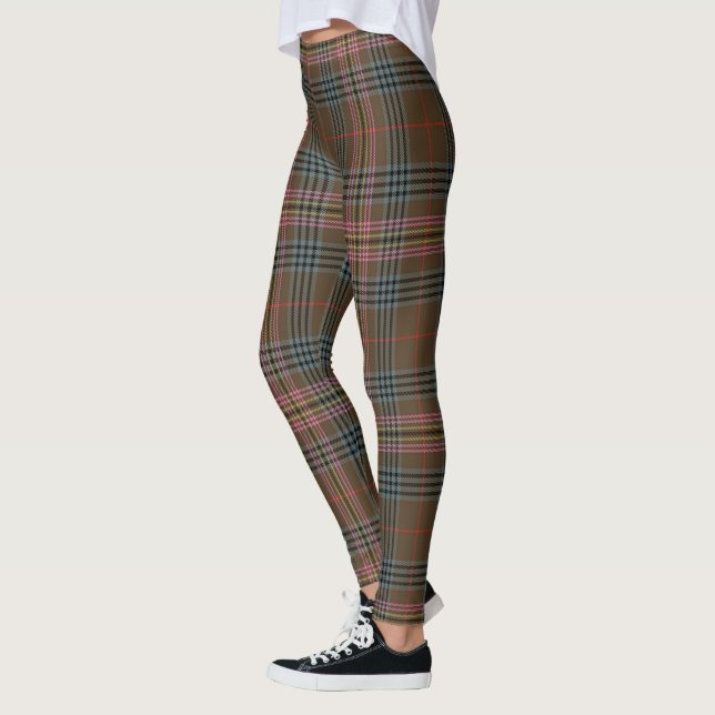 Legging Clã Kennedy Scotstee Tartan Temperado para Mulhere (Esquerda)