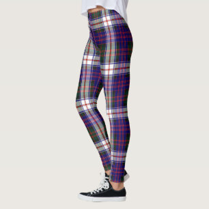 Legging Clã MacDonald Tecido Escocês Moderno Vestido Scots