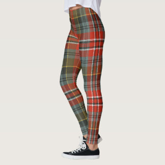 Legging Clã MacPherson Scotstee Tartã Desbotada Mulheres