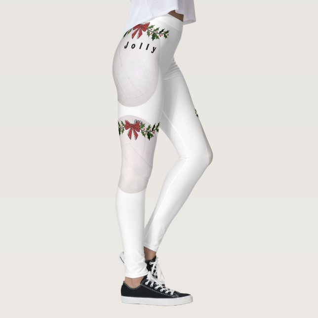 Legging Clalligrafia de Natal do Game Ball (Direita)
