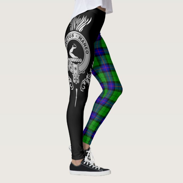 Legging Clan Armstrong Crest & Tartan (Direita)