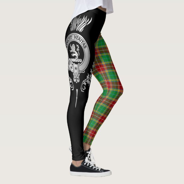 Legging Clan Baxter Crest & Tartan (Direita)