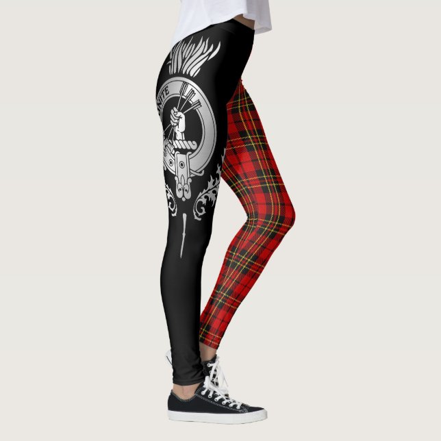 Legging Clan Brodie Crest & Tartan (Direita)