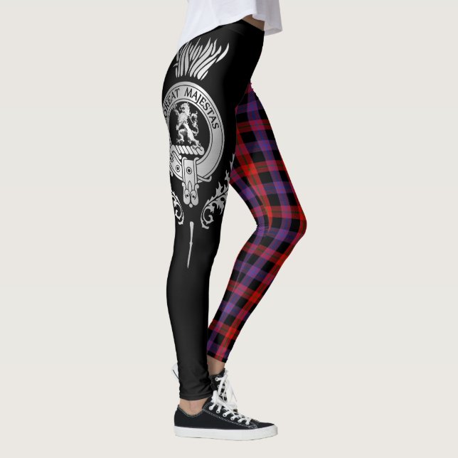 Legging Clan Brown Crest & Tartan (Direita)
