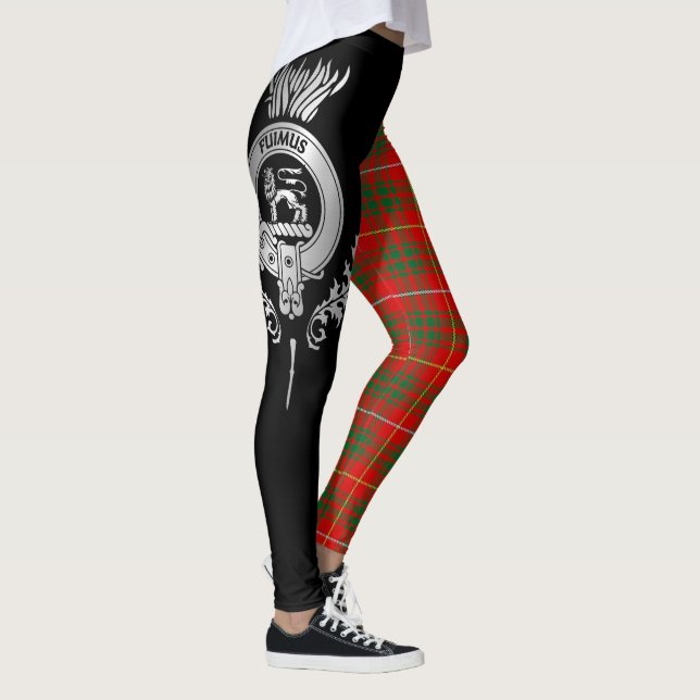 Legging Clan Bruce Crest & Tartan (Direita)