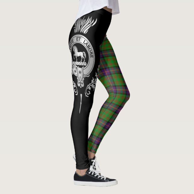 Legging Clan Cochrane Crest & Tartan (Direita)