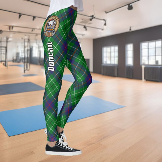Legging Clan Duncan Crest over Tartan (Criador carregado)